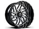 TIS 544MB Gloss Black Machined 8-Lug Wheel; 20x12; -44mm Offset (03-09 RAM 2500)