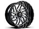 TIS 544MB Gloss Black Machined 8-Lug Wheel; 24x14; -76mm Offset (03-09 RAM 2500)