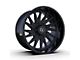 TIS 547B Gloss Black 8-Lug Wheel; 22x10; -19mm Offset (03-09 RAM 2500)