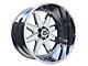 TIS 551P Polished 8-Lug Wheel; 22x12; -44mm Offset (03-09 RAM 3500 SRW)