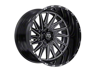 TIS 547 Gloss Black Milled 6-Lug Wheel; 20x9; 0mm Offset (04-08 F-150)