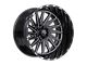 TIS 547 Gloss Black Milled 6-Lug Wheel; 26x12; -44mm Offset (04-08 F-150)