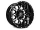 TIS 549MB Gloss Black Machined 6-Lug Wheel; 17x9; -12mm Offset (04-08 F-150)