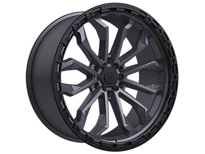 TIS 556 Satin Anthracite with Black Bead Ring 6-Lug Wheel; 20x9; 18mm Offset (04-08 F-150)