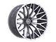 TIS 566 Gloss Silver with Brushed Face and Lip 6-Lug Wheel; 20x10; -24mm Offset (04-08 F-150)