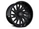 TIS 547B Gloss Black 6-Lug Wheel; 22x10; 10mm Offset (07-13 Sierra 1500)