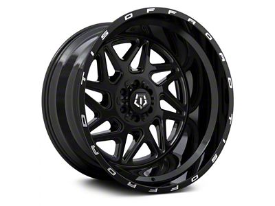 TIS 552B Gloss Black 6-Lug Wheel; 17x9; -12mm Offset (07-13 Sierra 1500)