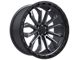 TIS 556 Satin Anthracite with Black Bead Ring 6-Lug Wheel; 17x9; 0mm Offset (07-13 Sierra 1500)