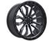 TIS 556 Satin Anthracite with Black Bead Ring 6-Lug Wheel; 20x10; -20mm Offset (07-13 Sierra 1500)