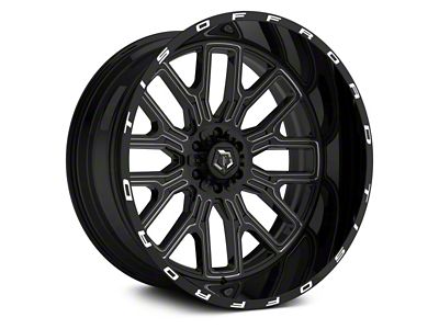 TIS 560BM Gloss Black 6-Lug Wheel; 20x10; -19mm Offset (07-13 Sierra 1500)