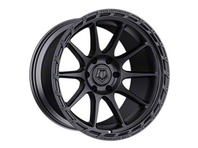 TIS 563 Satin Black 6-Lug Wheel; 17x9; 0mm Offset (07-13 Sierra 1500)