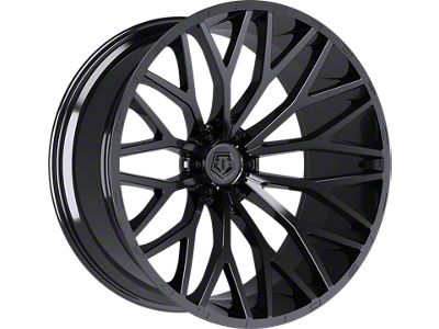 TIS 566 Gloss Black 6-Lug Wheel; 17x9; 0mm Offset (07-13 Sierra 1500)