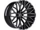 TIS 566 Gloss Black Milled 6-Lug Wheel; 20x12; -44mm Offset (07-13 Sierra 1500)