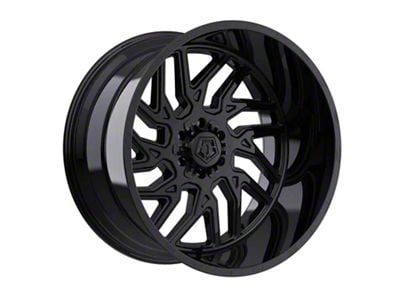 TIS 544 Gloss Black 8-Lug Wheel; 20x9; 17mm Offset (11-14 Sierra 2500 HD)