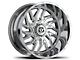 TIS 544BM Chrome 8-Lug Wheel; 20x10; -25mm Offset (11-14 Sierra 2500 HD)