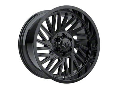 TIS 553 Gloss Black 8-Lug Wheel; 20x10; -12mm Offset (11-14 Sierra 2500 HD)