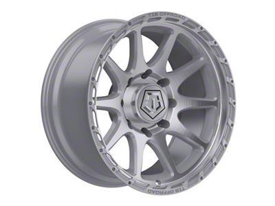 TIS 563 Silver Brushed Machined 8-Lug Wheel; 20x10; 0mm Offset (11-14 Sierra 2500 HD)