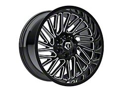 TIS 553 Gloss Black Milled 8-Lug Wheel; 22x10; -12mm Offset (11-14 Sierra 3500 HD SRW)