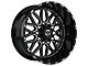 TIS 548BM Gloss Black Milled 6-Lug Wheel; 22x12; -44mm Offset (07-13 Silverado 1500)