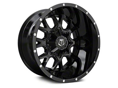 TIS 549B Satin Black 6-Lug Wheel; 17x9; -12mm Offset (07-13 Silverado 1500)