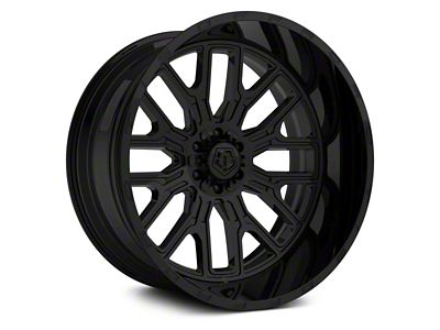 TIS 560B Gloss Black 6-Lug Wheel; 20x12; -44mm Offset (07-13 Silverado 1500)