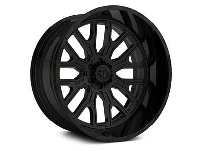 TIS 560B Gloss Black 6-Lug Wheel; 22x12; -44mm Offset (07-13 Silverado 1500)