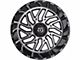 TIS 544MB Gloss Black Machined 6-Lug Wheel; 20x10; -25mm Offset (07-14 Tahoe)