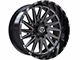 TIS 547B Gloss Black Milled 6-Lug Wheel; 20x10; -19mm Offset (07-14 Tahoe)