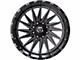 TIS 547B Gloss Black Milled 6-Lug Wheel; 20x10; -19mm Offset (07-14 Tahoe)