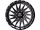 TIS 547B Gloss Black Milled 6-Lug Wheel; 20x12; -44mm Offset (07-14 Tahoe)