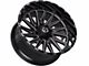 TIS 547B Gloss Black Milled 6-Lug Wheel; 22x12; -44mm Offset (07-14 Tahoe)