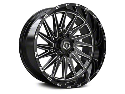 TIS 547BM Gloss Black 6-Lug Wheel; 22x10; 10mm Offset (07-14 Tahoe)