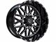 TIS 548BM Gloss Black Milled 6-Lug Wheel; 22x12; -44mm Offset (07-14 Tahoe)