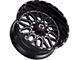 TIS 548BM Gloss Black Milled 6-Lug Wheel; 22x12; -44mm Offset (07-14 Tahoe)