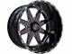 TIS 551BM Gloss Black Milled 6-Lug Wheel; 22x12; -44mm Offset (07-14 Tahoe)