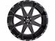 TIS 551BM Gloss Black Milled 6-Lug Wheel; 22x12; -44mm Offset (07-14 Tahoe)