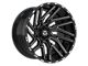 TIS 554 Gloss Black Milled 6-Lug Wheel; 20x10; -19mm Offset (07-14 Tahoe)