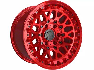 TIS 555MRT Gloss Red 6-Lug Wheel; 17x9; -12mm Offset (07-14 Tahoe)