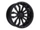 TIS 556 Satin Black 6-Lug Wheel; 17x9; 25mm Offset (07-14 Tahoe)