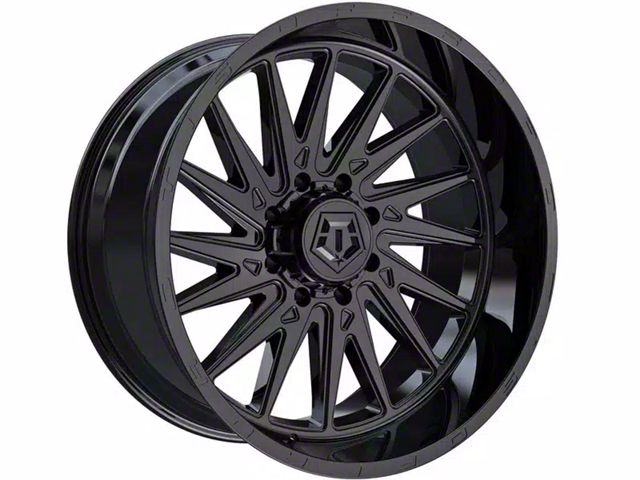 TIS 547B Gloss Black 6-Lug Wheel; 22x10; -19mm Offset (07-14 Yukon)