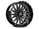 TIS 547BM Gloss Black 6-Lug Wheel; 22x10; 10mm Offset (07-14 Yukon)