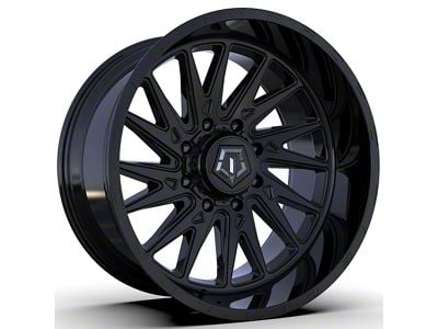 TIS 547B Gloss Black 8-Lug Wheel; 22x10; -19mm Offset (08-10 F-250 Super Duty)