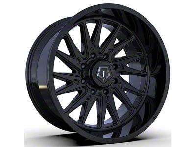 TIS 547B Gloss Black 8-Lug Wheel; 22x12; -44mm Offset (08-10 F-250 Super Duty)