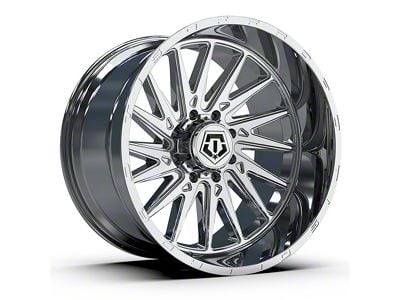 TIS 547C Chrome 8-Lug Wheel; 24x12; -44mm Offset (08-10 F-250 Super Duty)