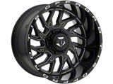 TIS 544BM Gloss Black Milled 6-Lug Wheel; 20x9; 0mm Offset (09-14 F-150)