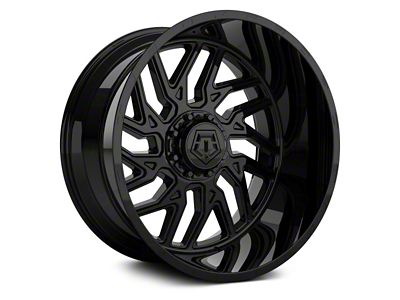 TIS 544GB Gloss Black 6-Lug Wheel; 22x12; -44mm Offset (09-14 F-150)