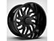 TIS 544GB Gloss Black Milled 8-Lug Wheel; 20x12; -44mm Offset (11-16 F-250 Super Duty)