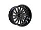 TIS 547B Gloss Black 8-Lug Wheel; 22x10; 10mm Offset (11-16 F-250 Super Duty)