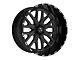 TIS 560BM Gloss Black Milled 8-Lug Wheel; 20x10; -19mm Offset (11-16 F-250 Super Duty)