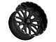 TIS 560BM Gloss Black Milled 8-Lug Wheel; 20x10; -19mm Offset (11-16 F-250 Super Duty)